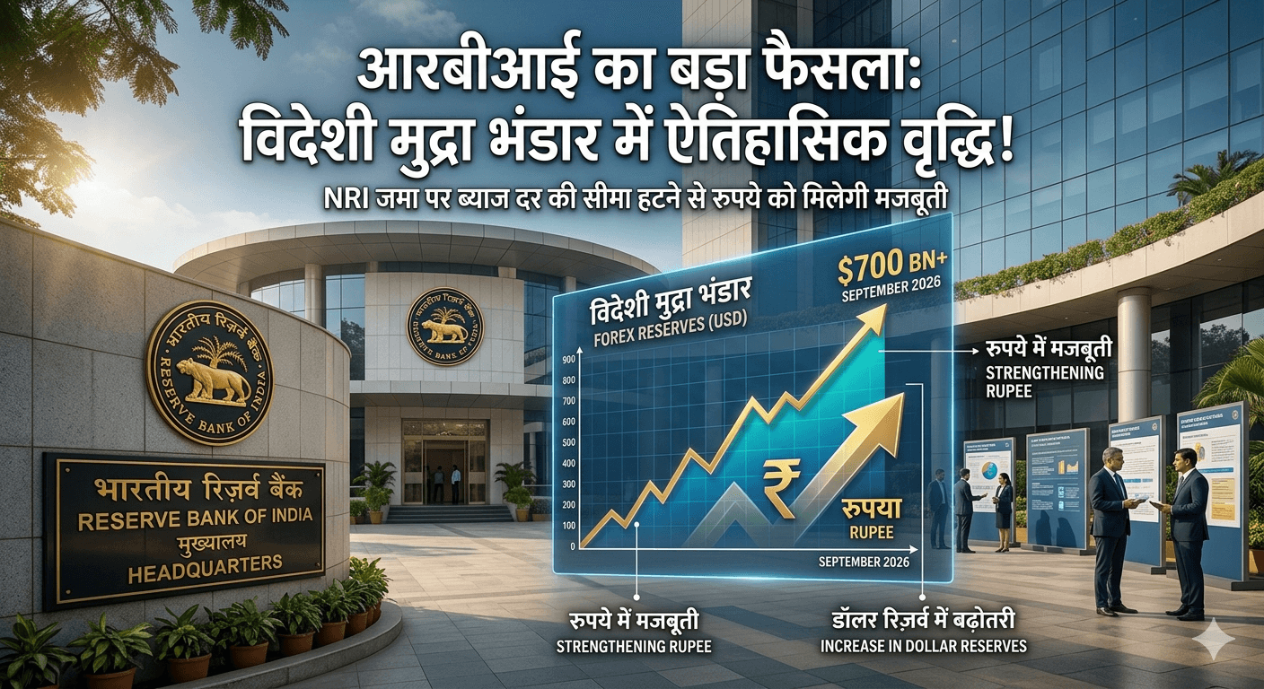 आरबीआई का बड़ा कदम: एनआरआई (NRI) ग्राहकों के लिए ब्याज दर की सीमा खत्म, जानिए आम आदमी और आपकी जेब पर इसका क्या असर होगा?