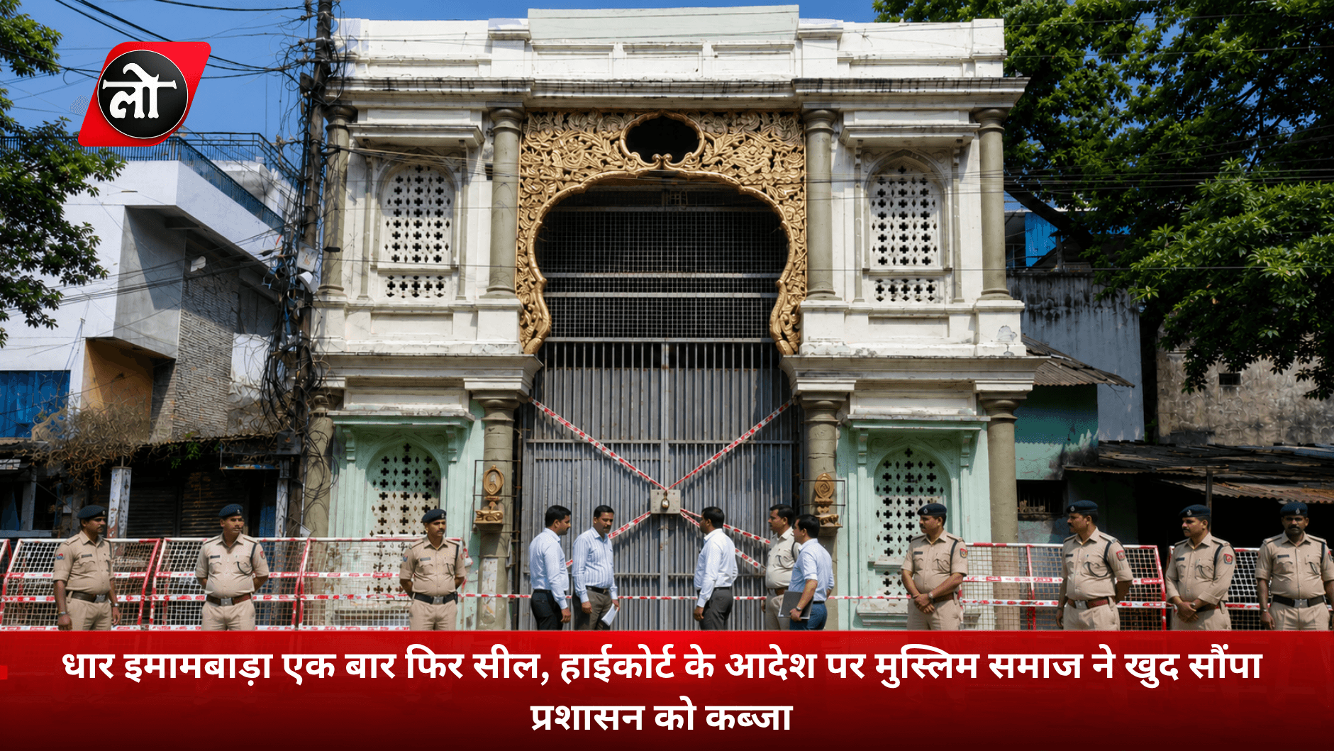 धार इमामबाड़ा फिर सील, हाईकोर्ट के आदेश पर मुस्लिम समाज ने खुद सौंपा प्रशासन को कब्जा