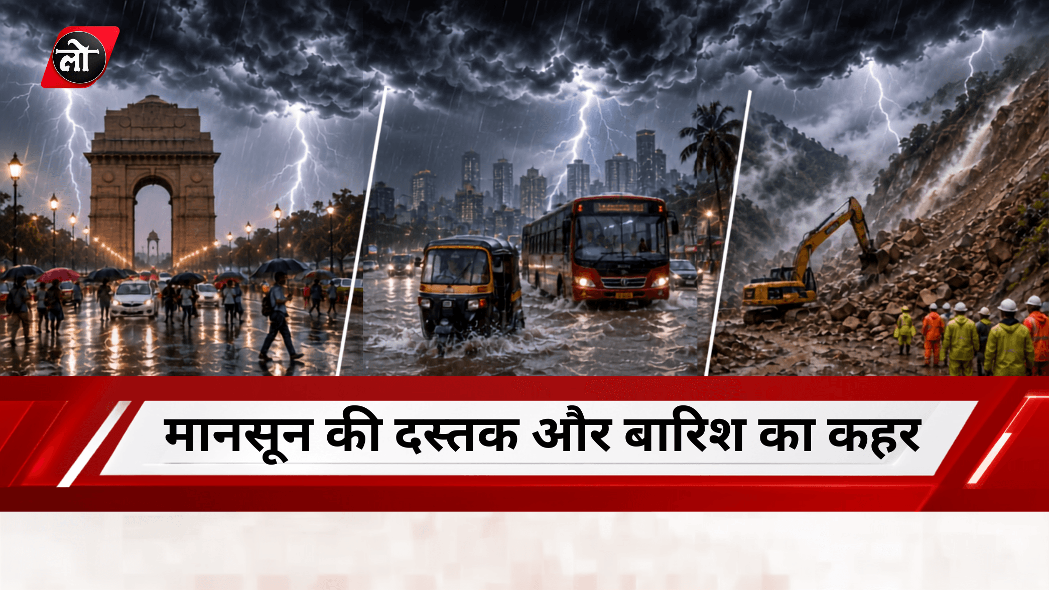मानसून की दस्तक: दिल्ली पहुंचा, मुंबई-उत्तर भारत में भारी बारिश और भूस्खलन का कहर, IMD ने जारी किए अलर्ट