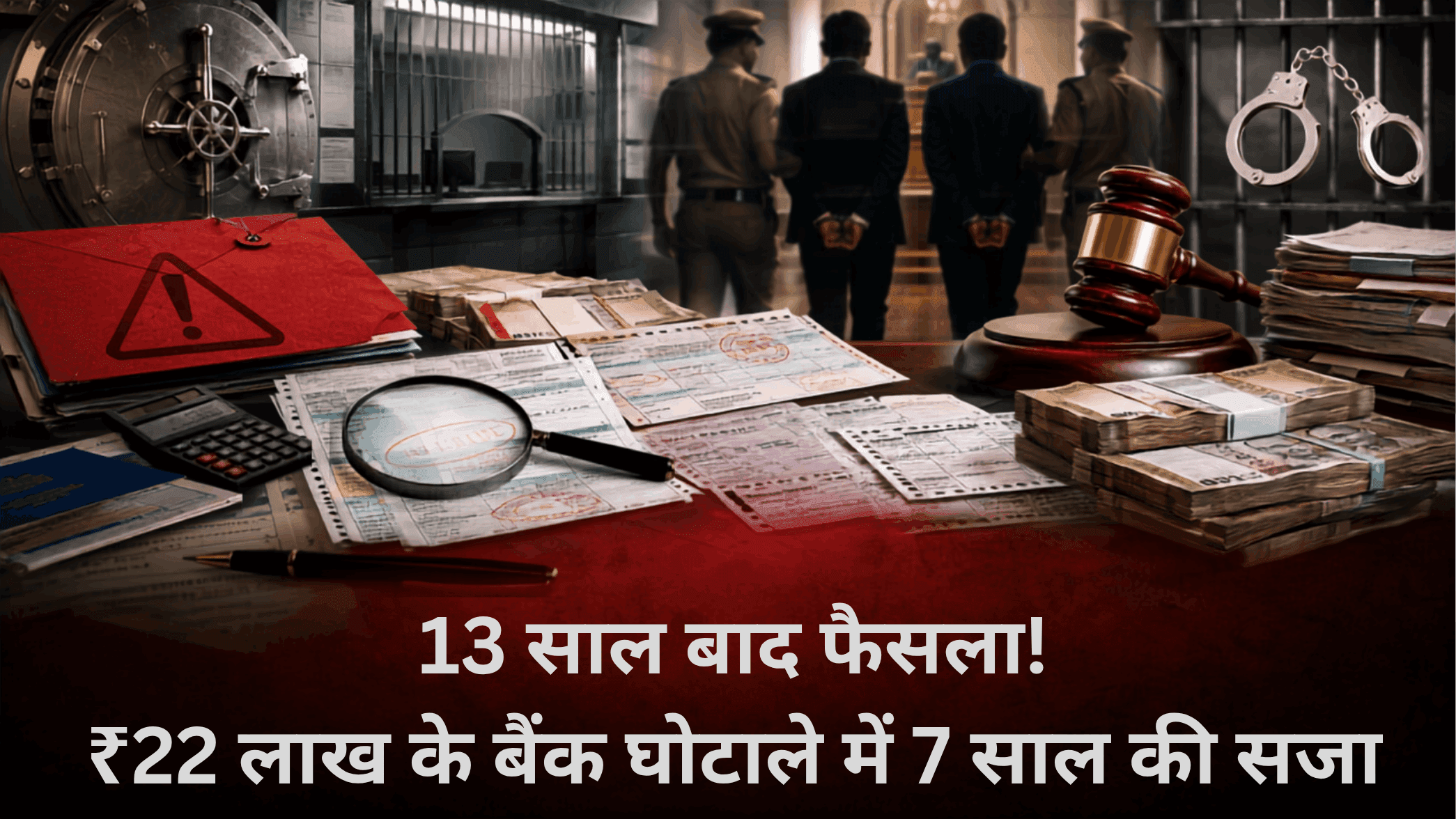 ₹22 लाख के बैंक घोटाले में 13 साल बाद आया फैसला! पूर्व बैंक मैनेजर समेत दो दोषियों को CBI कोर्ट ने सुनाई 7-7 साल की सजा