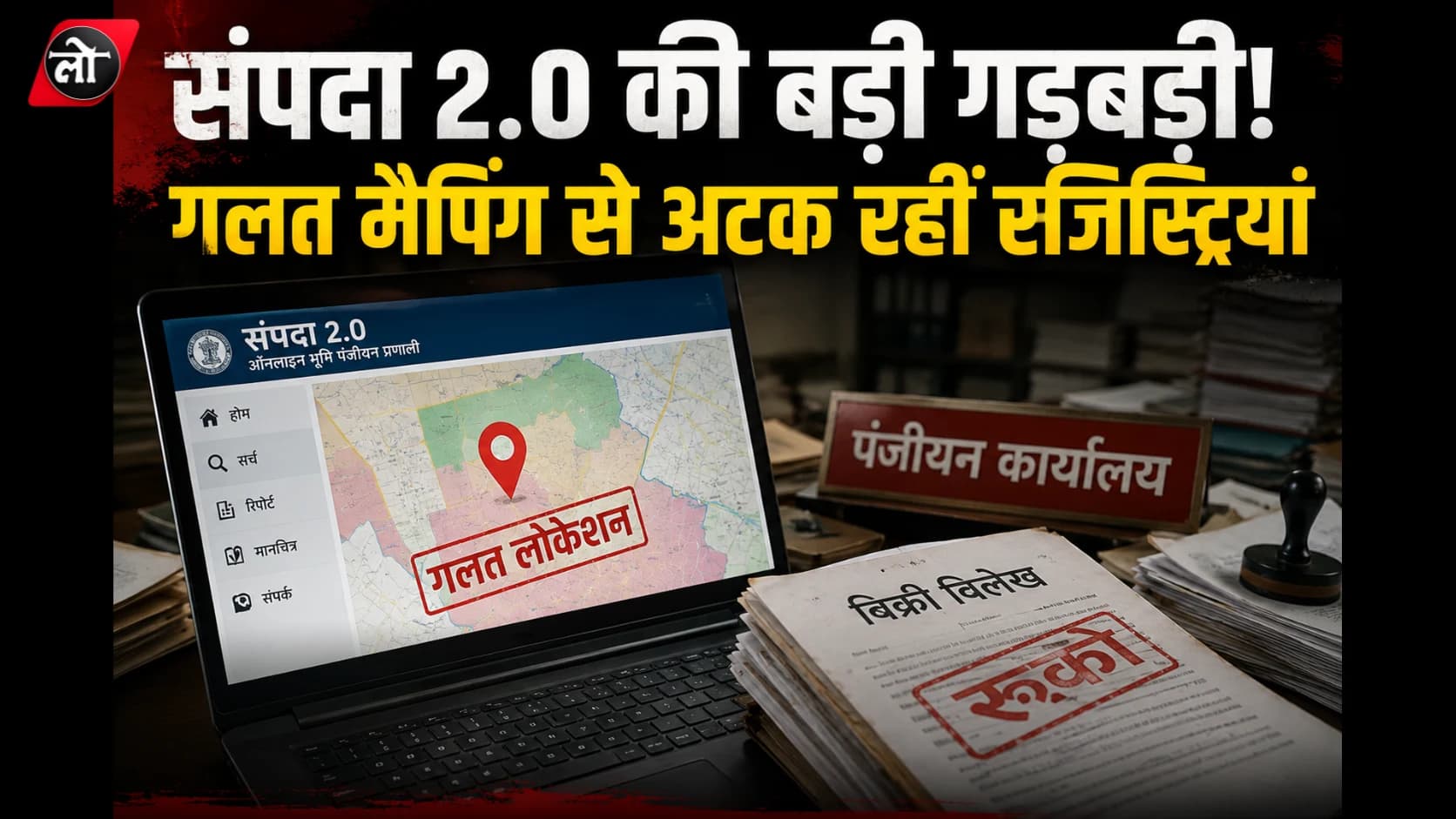 संपदा 2.0 की मैपिंग में बड़ी चूक! गलत लोकेशन से अटक रहीं रजिस्ट्रियां, खरीदारों की बढ़ी परेशानी