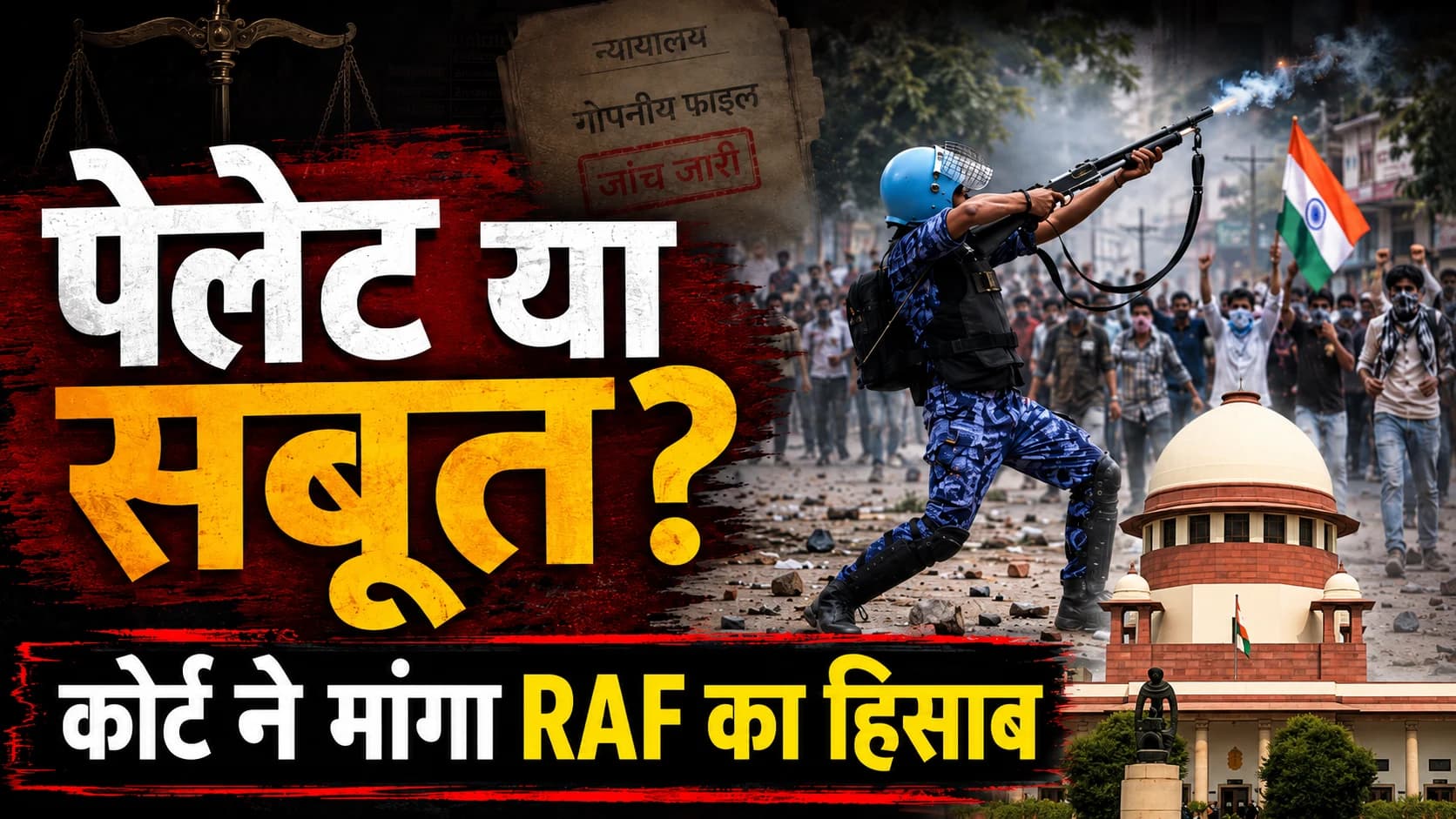छात्रों पर कितने पेलेट चले? सुप्रीम कोर्ट ने RAF का गोला-बारूद रिकॉर्ड सुरक्षित कराया