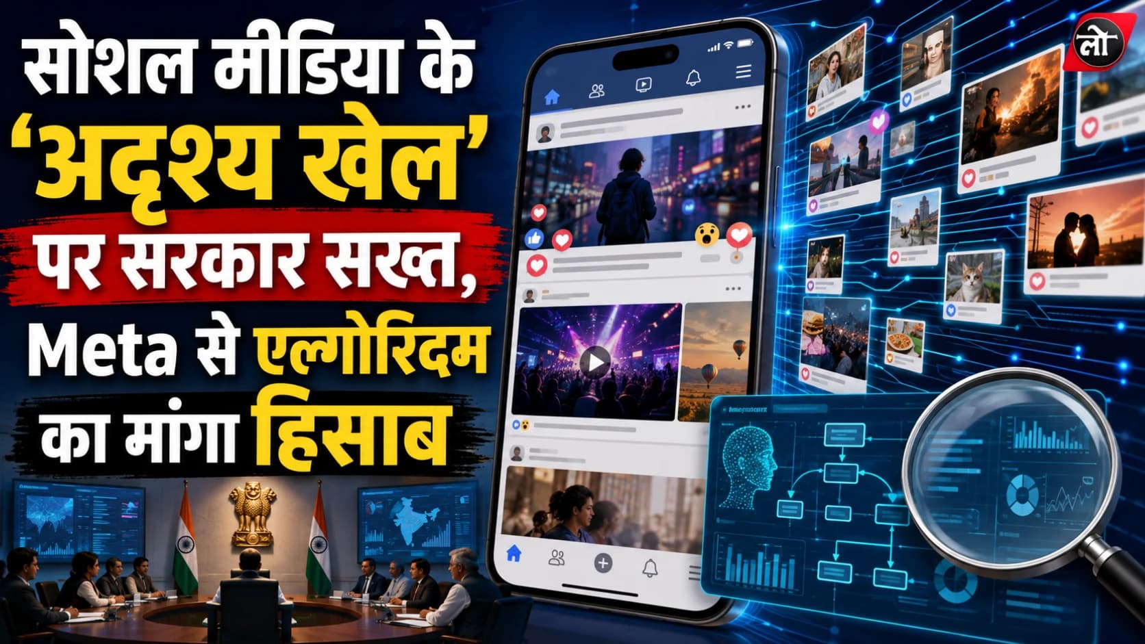 आपकी स्क्रीन पर क्या दिखेगा, कौन तय करता है? सोशल मीडिया के ‘अदृश्य खेल’ पर सरकार सख्त, Meta से एल्गोरिदम का मांगा हिसाब