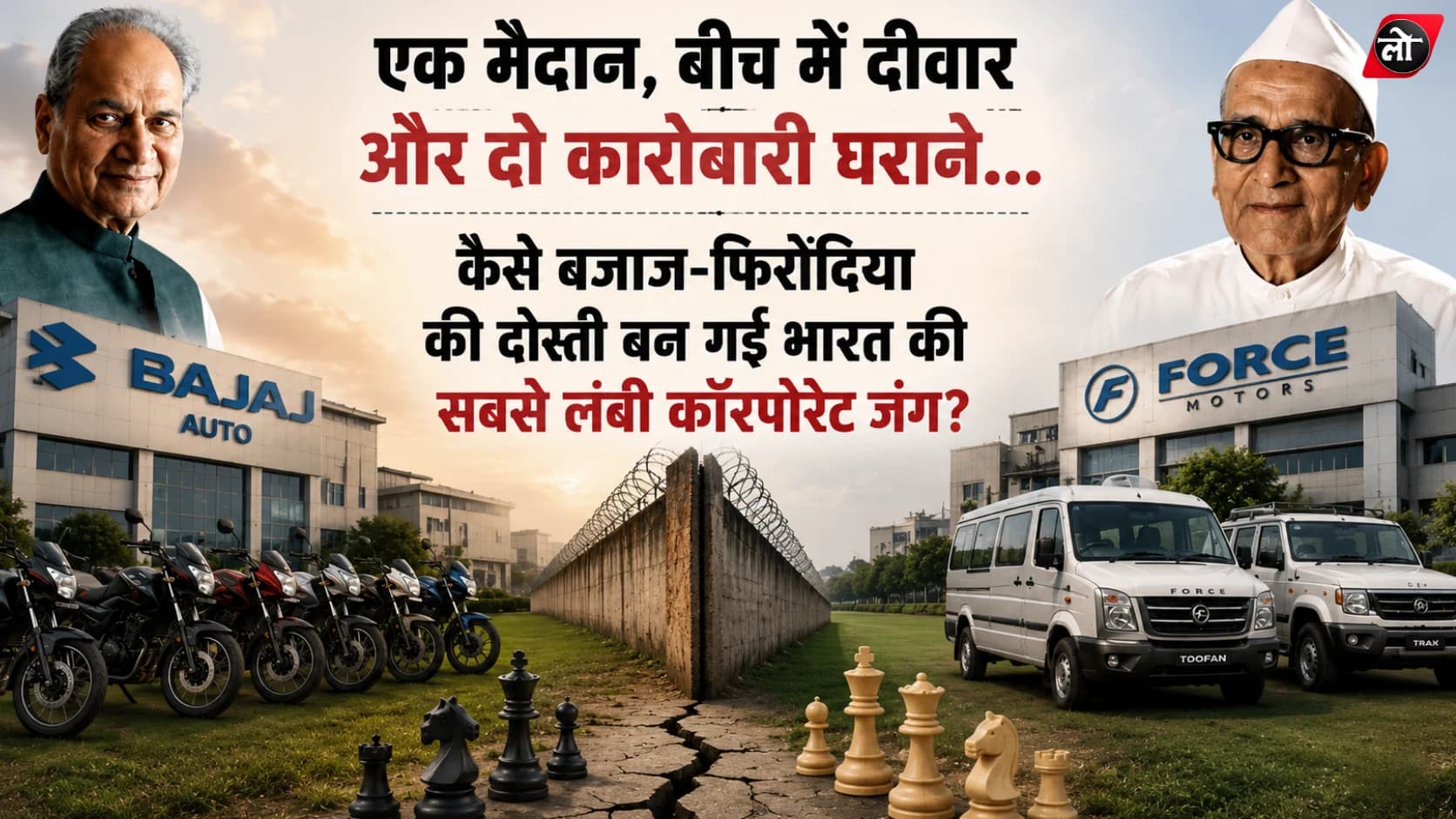 एक मैदान, बीच में दीवार और दो कारोबारी घराने... कैसे बजाज-फिरोदिया की दोस्ती बन गई भारत की सबसे लंबी कॉरपोरेट जंग?