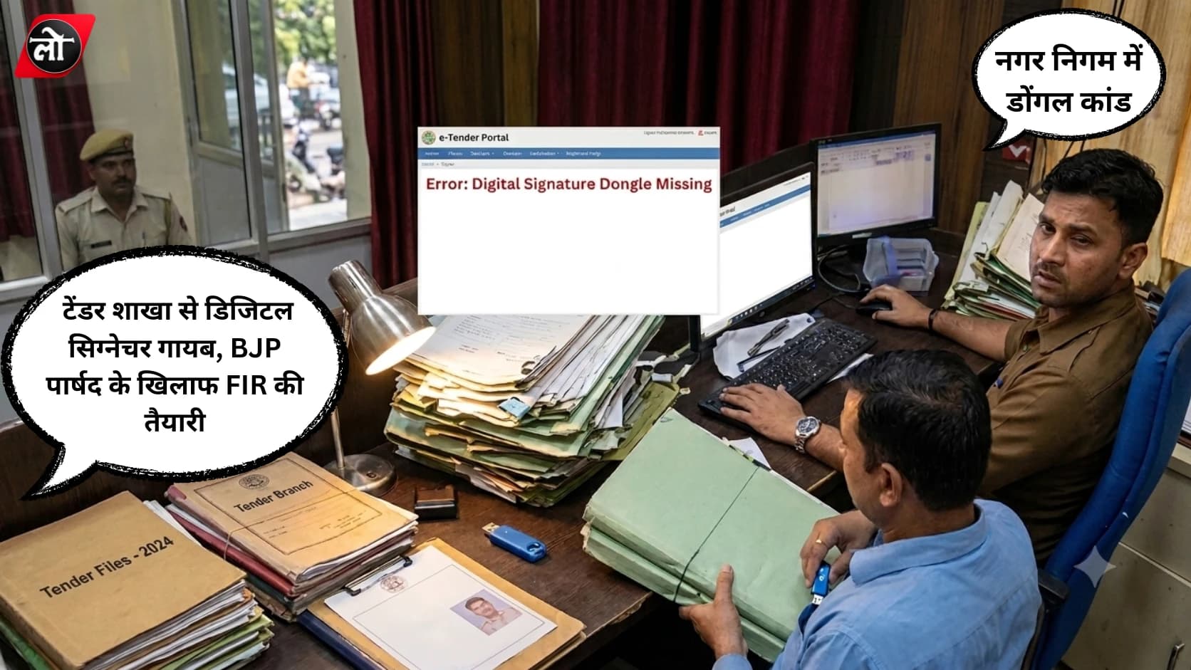 ग्वालियर नगर निगम से डिजिटल सिग्नेचर डोंगल गायब: CCTV में जेब में रखते दिखे BJP पार्षद, FIR की तैयारी