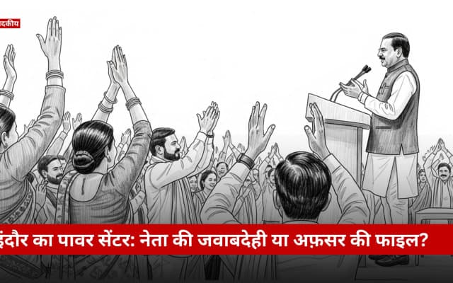 संपादकीय: इंदौर का पावर सेंटर: नेता की जवाबदेही या अफ़सर की फाइल?